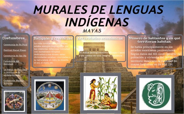 Murales de lenguas indígenas