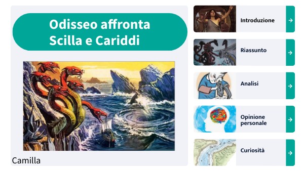 Scilla E Cariddi Riassunto Scuola Primaria SCILLA E CARIDDI