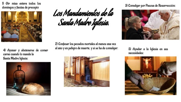 Los mandamientos de la Santa Madre Iglesia