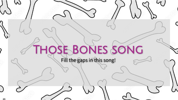 Those bone&rsquo;s song
