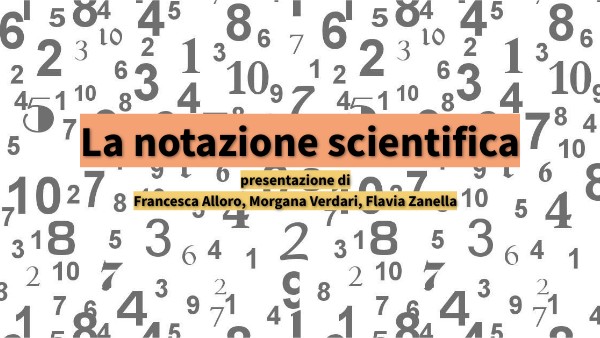 la notazione scientifica