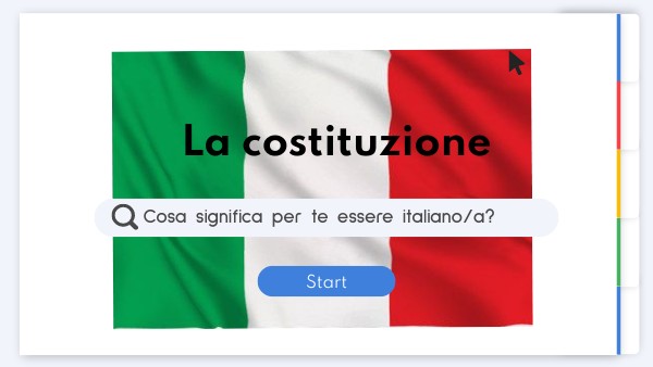 La Costituzione- compito di realtà