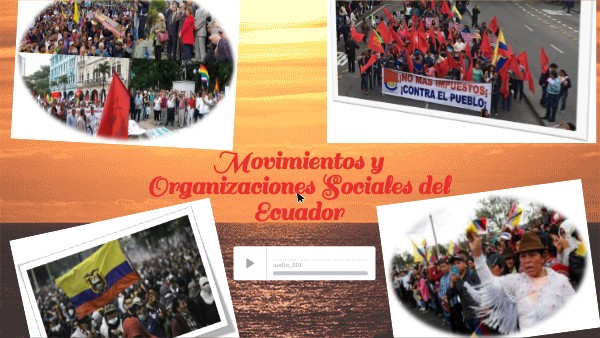 MOVIMIENTOS Y ORGANIZACIONES SOCIALES DEL ECUADOR