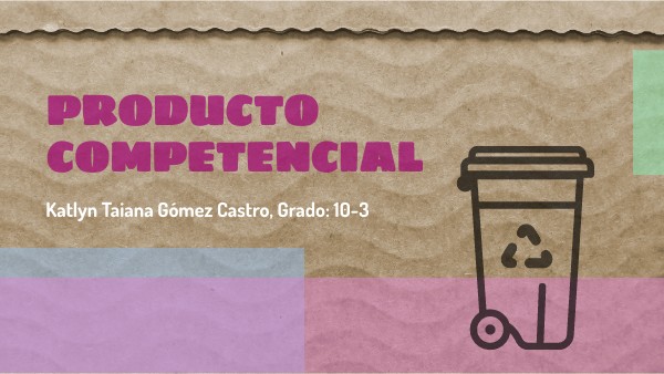Producto Competencial