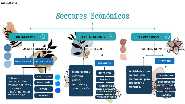 MAPA CONCEPTUAL- Sectores economicos