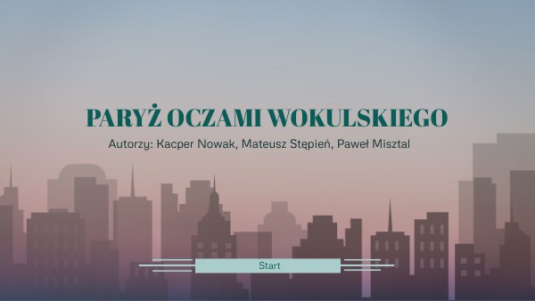 Paryż oczami Wokulskiego