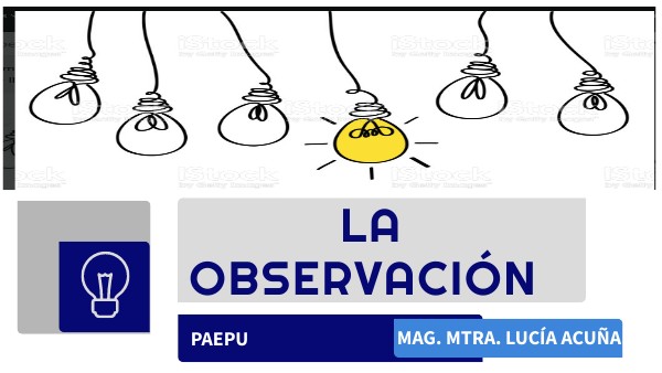 OBSERVACION