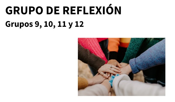 grupo de reflexión PD2