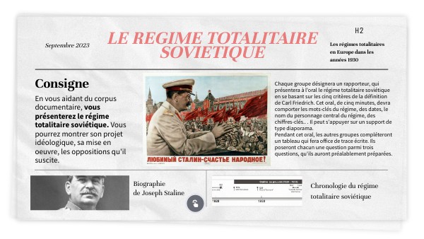 Régime totalitaire soviétique