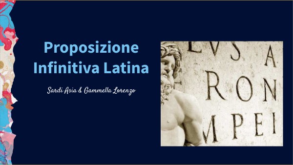 Proposizione infinitiva latina