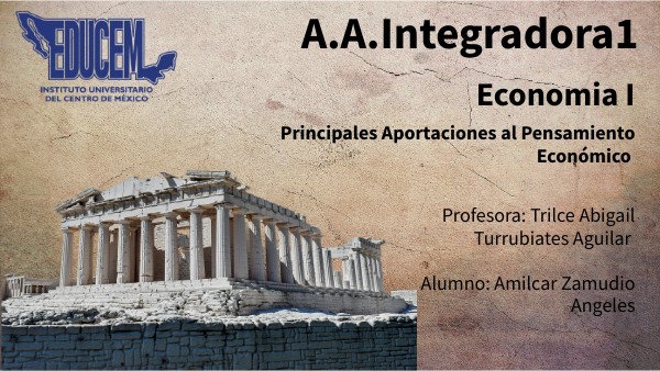 Primeras aportaciones al pensamiento económico hasta el siglo XVI.