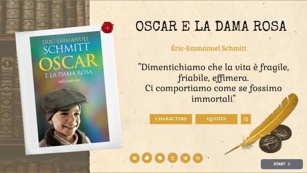 OSCAR E LA DAMA IN ROSA
