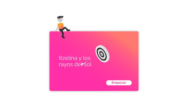 Itzelina y los rayos del sol