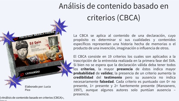 Análisis De Contenido Basado En Criterios Cbca