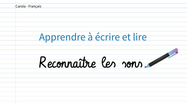 Apprendre Lire Et Écrire Le Français – HRXXA