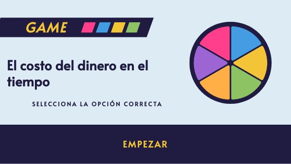 El costo del dinero en el tiempo