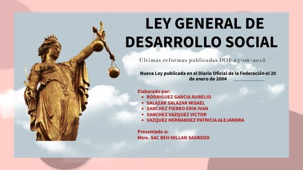 Ley General de Desarrollo Social