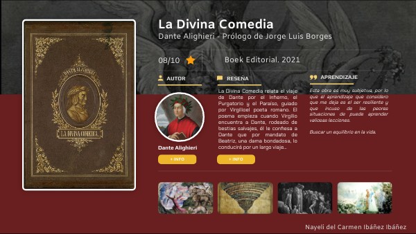 Reseña La Divina Comedia - Dante Alighieri