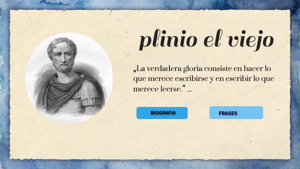 Plinio el viejo