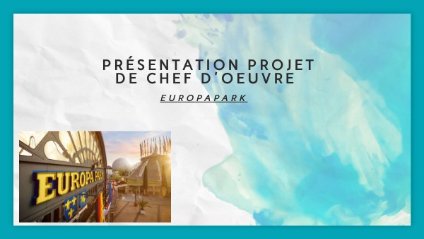 présentation chef d'oeuvre
