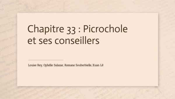 explication du chapitre 33 gargantua