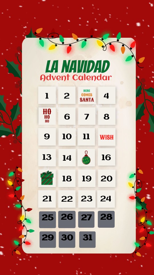 ADVENT CALENDAR POST