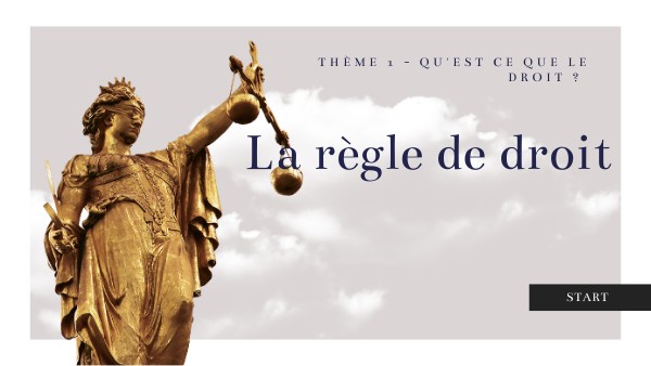 La règle de droit