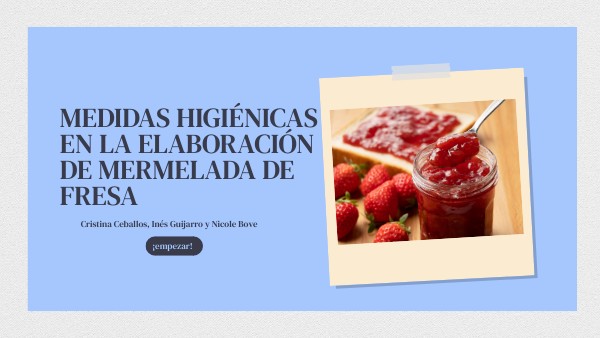 Medidas higiénicas en la elaboración de mermelada de fresa