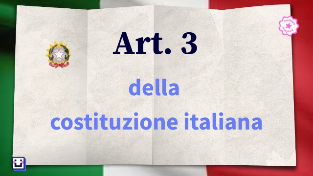 ART.3 della Costituzione italiana