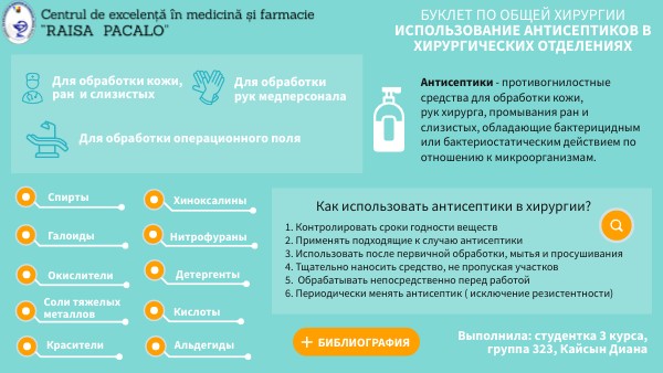 Инструкция использования антисептиков в хирургических отделениях