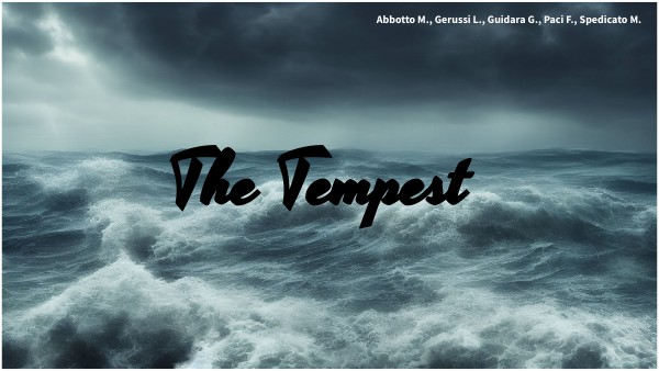 The tempest