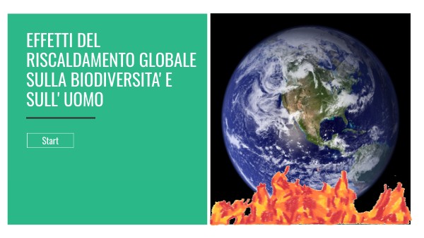 EFFETTI DEL RISCALDAMENTO GLOBALE SULL'UOMO E SULLA BIODIVERSITA'