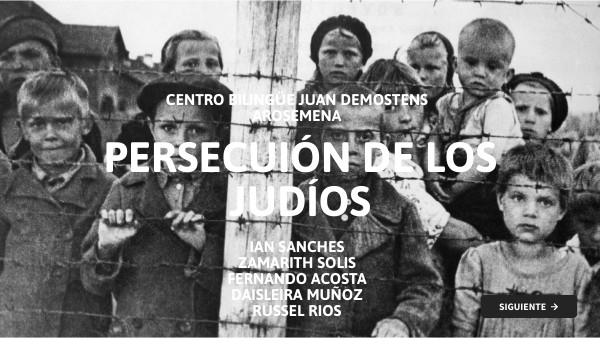 Persecución de los judíos