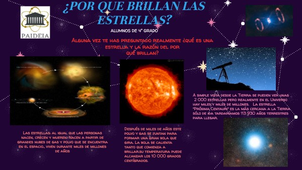 ¿POR QUE BRILLAN LAS ESTRELLAS?