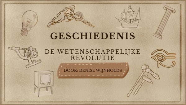 de wetenschappelijke revolutie