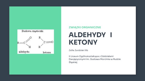 aldehydy i ketony