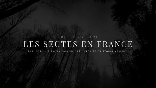 LES SECTES EN FRANCE