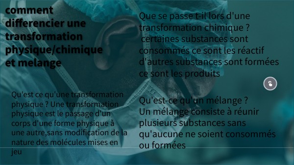 Quelle Est La Différence Entre Une Transformation Physique Et Une ...