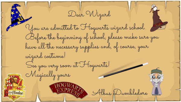 HOGWARTS SCHOOL SUPPLIES