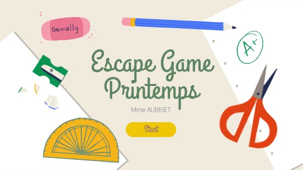 Escape game printemps ce2 cm1