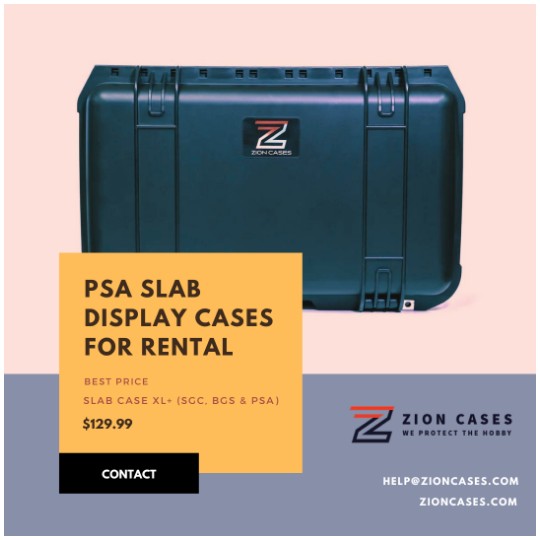 PSA Slab Display Cases for Rental Zion Cases