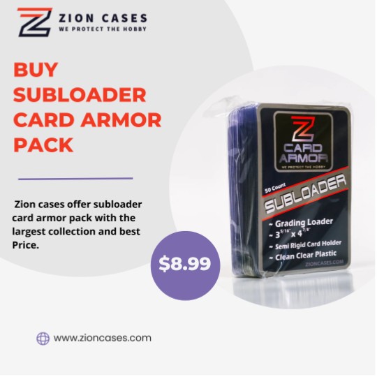 Buy Subloader Card Armor Pack Zion Cases