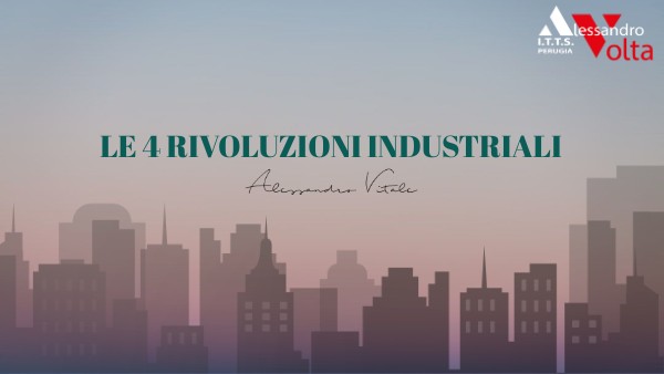 Le 4 rivoluzioni industriali