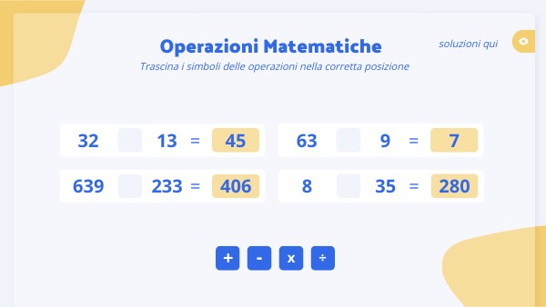 Operazioni matematiche