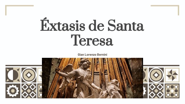 Éxtasis de Santa Teresa