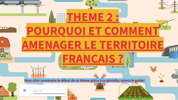 AMENAGEMENT DU TERRITOIRE 3e