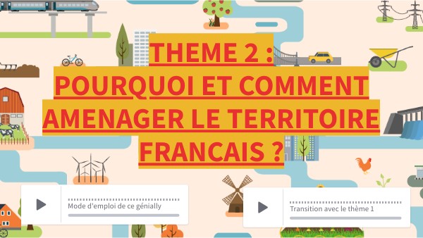 AMENAGEMENT DU TERRITOIRE 3e