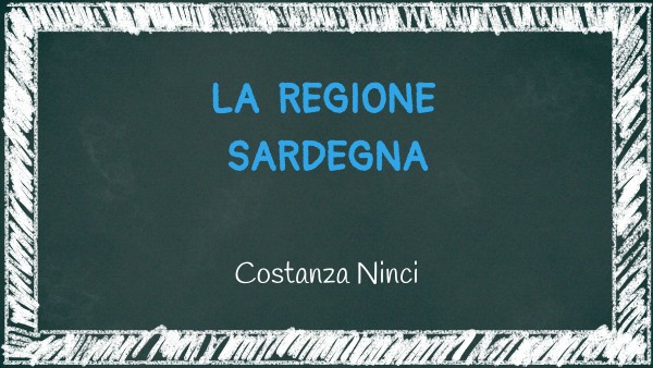 LE REGIONI DEL SUD ITALIA- LA SARDEGNA