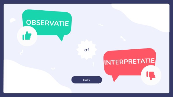 OBSERVATIE OF INTERPRETATIE
