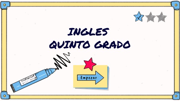 Ingles quinto grado